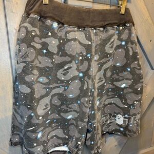 BAPE Space Camo Shorts